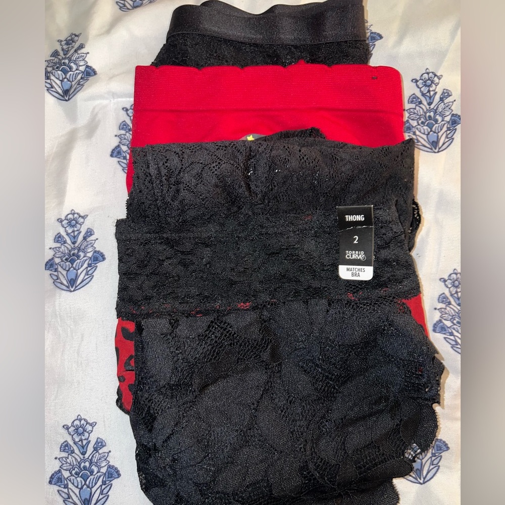 5 TORRID PANTIES $25